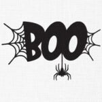 Boo Embroidery Design - 5 Sizes