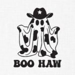 Boo Haw Embroidery Design - 5 sizes