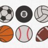 Balls Bundle Embroidery Design - 6 Sizes
