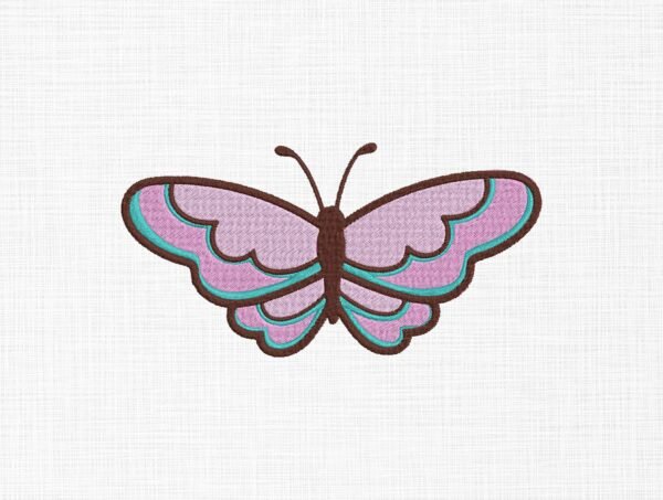Little Butterfly Embroidery Design - 5 Sizes
