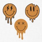 Melting Faces Embroidery Design - 5 Sizes
