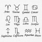 Zodiac Signs Embroidery Designs - 6 Sizes