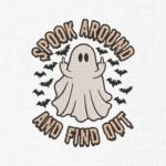Spooky Around Embroidery Design - 4 Sizes