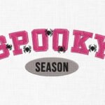 Spooky season Embroidery Design - 5 Sizes