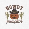 Howdy Pumpkin Embroidery Design - 5 Sizes