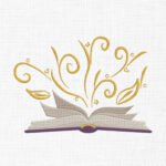 Magical Book Embroidery Design - 5 Sizes