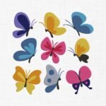 Butterflies Bundle Embroidery Design - 5 Sizes