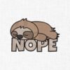 Sleeping Baby Sloth Embroidery Design - 5 Sizes