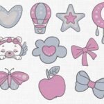 Baby Birth Elements Bundle Embroidery Design - 5 Sizes