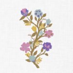 Flower Embroidery Design - 5 Sizes