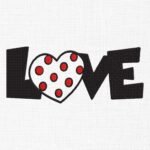 Love Embroidery Design - 5 Sizes