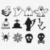 Halloween Bundle Embroidery Design - 5 Sizes