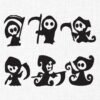 Grim Reaper With Axe Bundle Embroidery Design - 5 Sizes