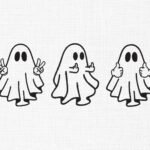 Fuck Off Halloween Ghost Embroidery Design - 5 Sizes
