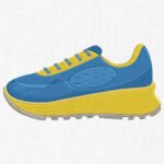 Blue Sneaker Embroidery Design - 5 Sizes
