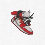 Red Jogger Embroidery Design - 5 Sizes