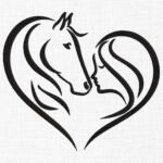 Girl with horse Embroidery Design - 6 Sizes