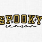 Spooky season Embroidery Design - 5 Sizes