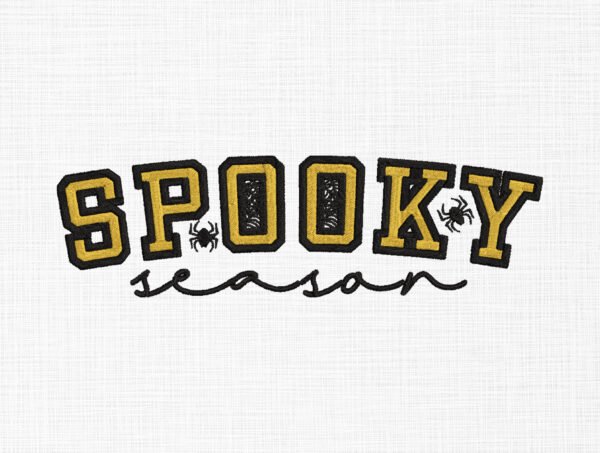 Spooky season Embroidery Design - 5 Sizes