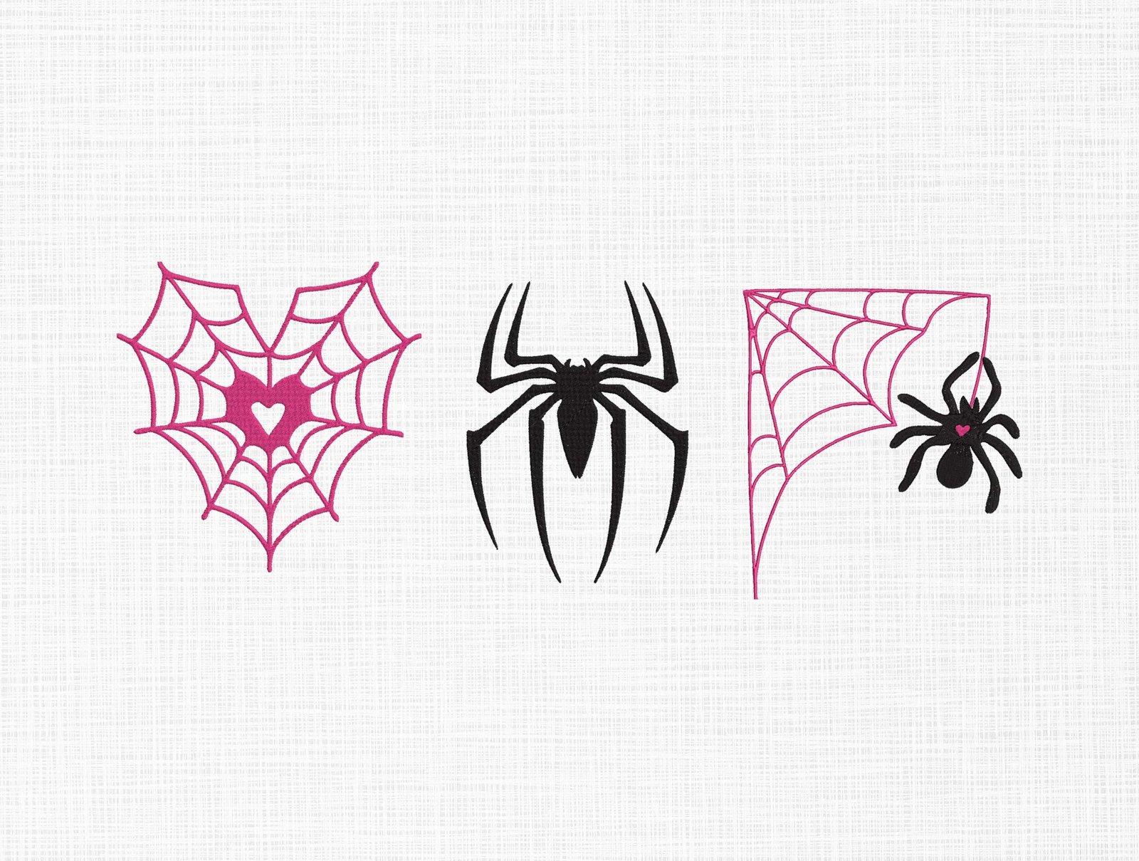 Spider Web Bundle Embroidery Design - 5 Sizes