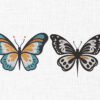 Butterfly Bundle Embroidery Design - 5 Sizes