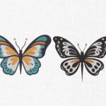 Butterfly Bundle Embroidery Design - 5 Sizes