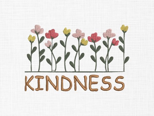 Kindness Meadows Embroidery Design - 5 Sizes
