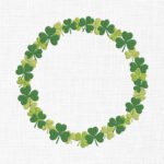 Clover Wreath Embroidery Design - 5 Sizes