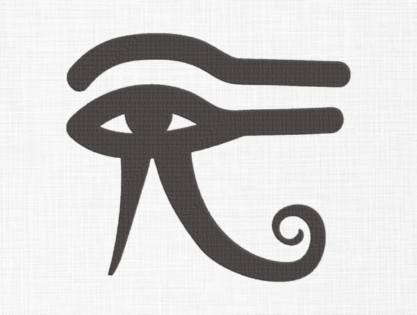 Eye of Horus Symbol Embroidery Design - 5 Sizes