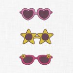 Kids Sunglasses Bundle Embroidery Design - 5 Sizes