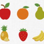 Fruit Bundle Embroidery Design - 5 Sizes