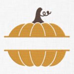 Pumpkin Monogram Embroidery Design - 5 Sizes