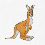 Kangaroo Embroidery Design - 5 Sizes