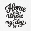 Dog Love Embroidery Design - 5 Sizes