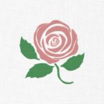 Peony Flower Embroidery Design - 5 Sizes