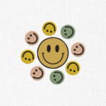 Smiley's Embroidery Design - 5 Sizes