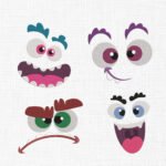 Funny Faces Bundle Embroidery Design - 5 Sizes