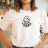 Floral Ghost Embroidery Design - 5 Sizes - Image 2