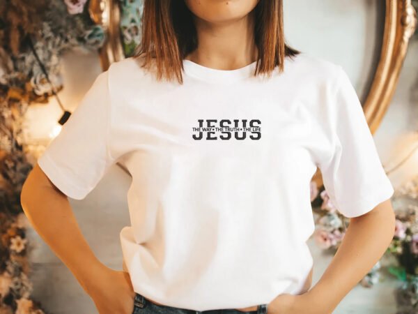 Jesus The way The truth The life Embroidery Design - 5 Sizes - Image 2