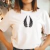 Silhouette Wings Embroidery Design - 5 Sizes - Image 2