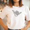 Skull hand peace sign Embroidery Design - 5 Sizes - Image 2