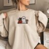 Ghost With Cat Embroidery Design - 5 Sizes - Image 3