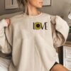 Love Sunflower Embroidery Design - 5 Sizes - Image 3