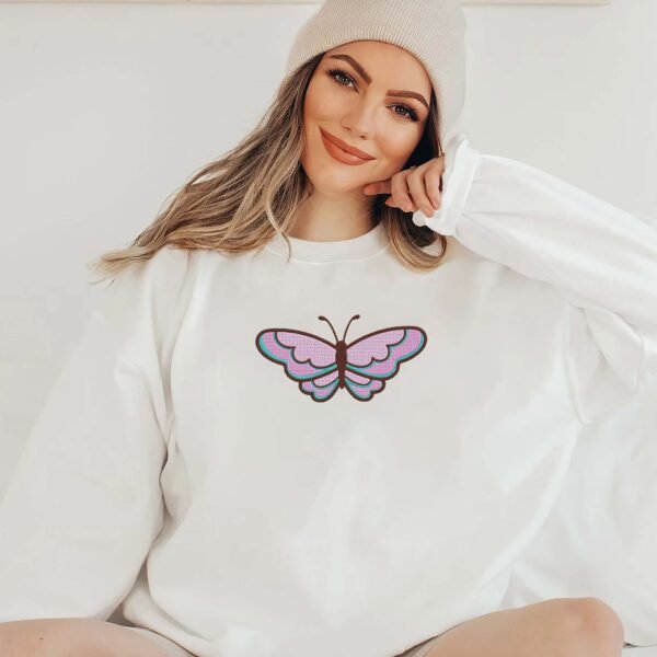 Little Butterfly Embroidery Design - 5 Sizes - Image 2