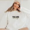 You Are Enough Embroidery Design - 5 Sizes - Image 2