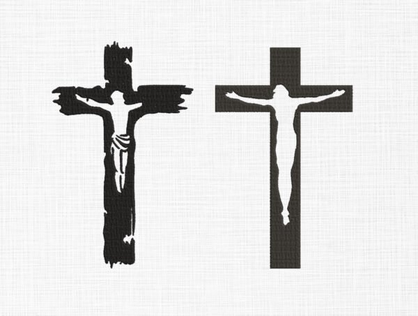Jesus Cross Embroidery Design - 5 Sizes