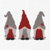 Christmas Gnomes Embroidery Design - 5 Sizes
