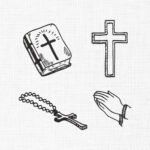 Christian Symbols Bundle Embroidery Design - 5 Sizes