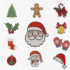 Christmas Ornaments bundle Embroidery Design - 5 Sizes