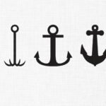 Anchor Bundle Embroidery Design - 5 Sizes